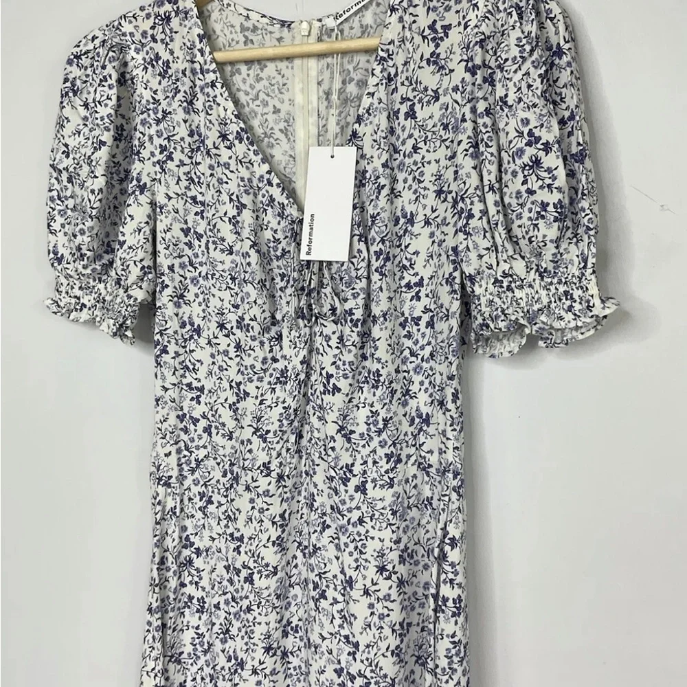 Reformation Trisha Johanna Dress US 2 UK 6 / 8 Floral Boho Midi BNWT Sold Out - Picture 8 of 10